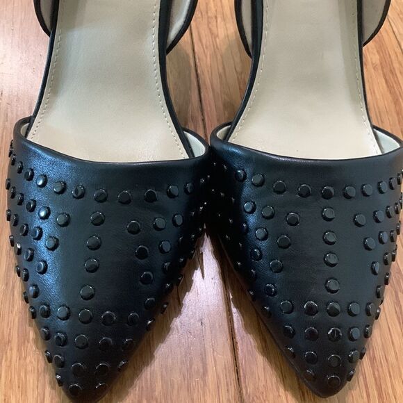 French Connection ‘Forever’ Black Studded Pumps – Size 10 - Picture 10 of 15